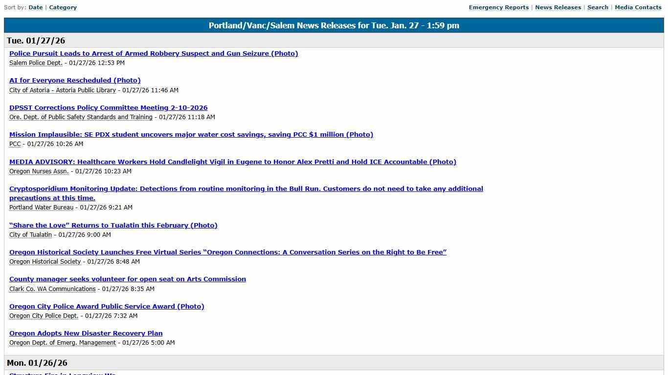 FlashAlertPortland - Press Releases